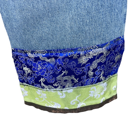 R.V.T Vintage Serve Piping Hot Jeans with Asian Inspired Bottoms Size 11/12 - Picture 3 of 9